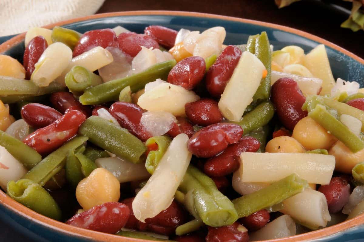 bean salad, salad, springtime meals