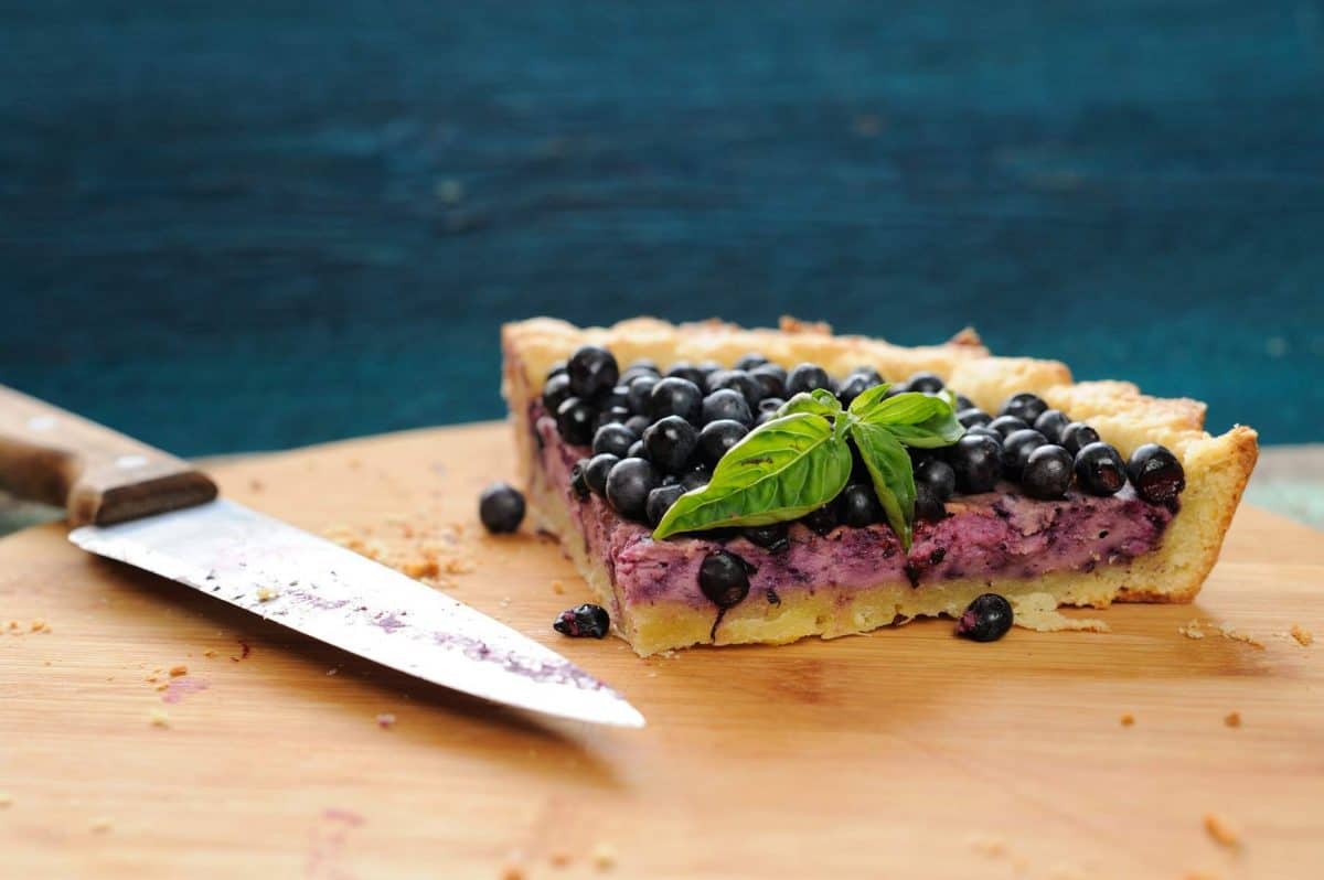 blueberry pie, blueberries