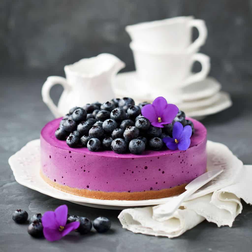 cheesecake, blueberry, no-bake, summer dessert