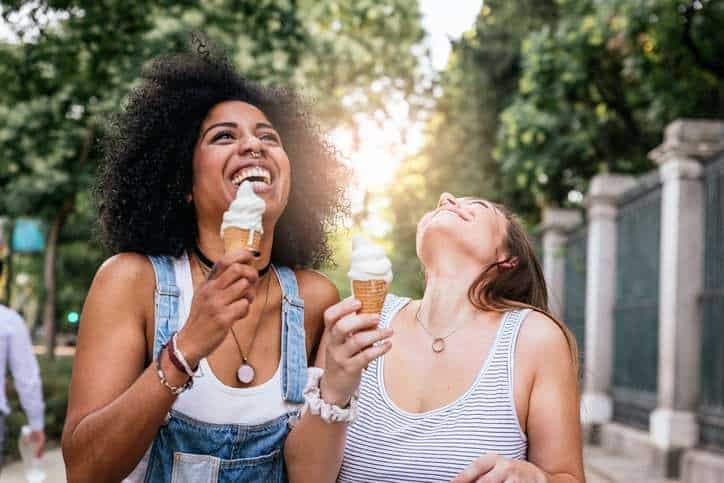 ice cream day, national ice cream day, fruit and ice cream, baked apples and ice cream, ice cream ideas