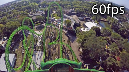 Virtual Ride on ‘The Monster’ – Amazing Roller Coaster Front Seat Experience